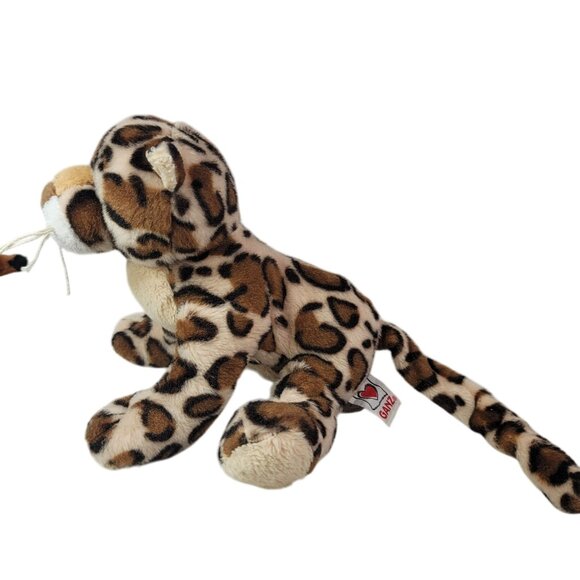 Webkinz Spotted Leopard Plush Brown Stuffed Animal Beans Ganz No Codes HM182 - Picture 4 of 11